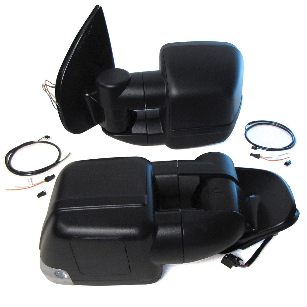 Clearview COMPACT Towing Mirrors, Chevrolet Colorado, 2014On